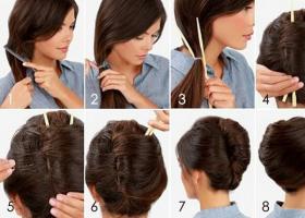 Kako narediti lasno lupino za srednje lase z lastnimi rokami